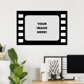 Poster Modèle, Modèle de cinéma (Bureau à domicile)