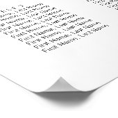 Poster Modèle moderne Nous faisons Script Mariage Siege G (Coin)