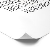 Poster Modèle photo de l'affiche de mariage personnalisé (Coin)