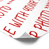 Poster Modèle pour photo panoramique, de groupe ou de cla (Coin)