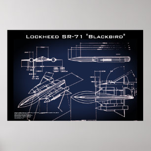 Poster Modèle SR-71