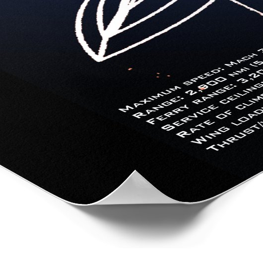 Poster Modèle SR-71 (Coin)