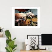 Poster Modèle T. rex (Bureau à domicile)