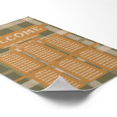 Poster Modèle tatan celtique écossaisCartes de siège de m (Coin)