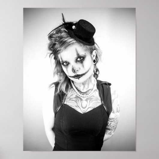 Poster Modèle tatoué - Ashley Lynn (Devant)