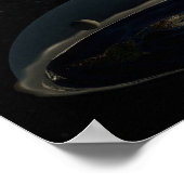 Poster Modèle Terre plate (Coin)