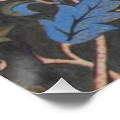 Poster Modèle William Morris Evenlode : Vintage Moody (Coin)