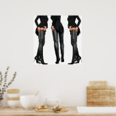 Poster Modèles d'amorçage haute cuisse (Cuisine)