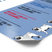 Poster Modèles de flyers pour la vente de chiots Pug (Coin)