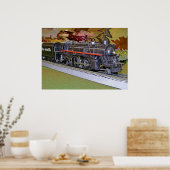 Poster modeltrein (Keuken)