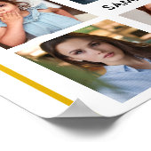 Poster Modern 17 Photo Collage Class Of 2026 Graduation (Coin)