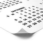 Poster Modern 2026 Calendar Family Photo (Coin)