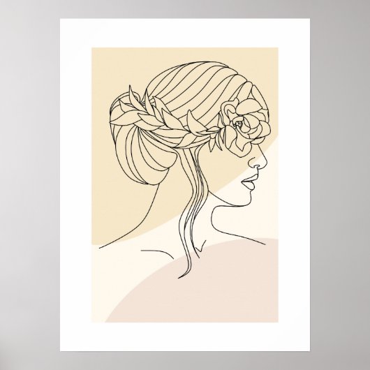 Poster Modern Abstract Shapes Wall Art (Devant)