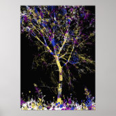 Poster Modern Abstract Tree (Devant)
