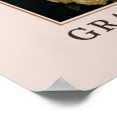 Poster Modern Arch Photo Wedding Welcome Sign (Coin)