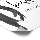 Poster Modern Black Bow Devine Combien De Baisers Jeu (Coin)