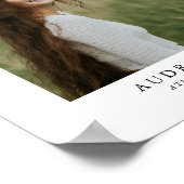 Poster Modern Boho Arch Photo Graduation Party (Coin)