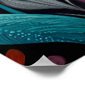 Poster Modern Boho Floral Tapestry (Coin)