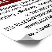 Poster Modern Bold, Art Dealer, Galerie Publicité (Coin)