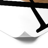 Poster Modern Bold Black white Trendy photo graduation (Coin)