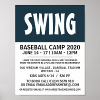 Modern Bold, Camp de baseball Advert