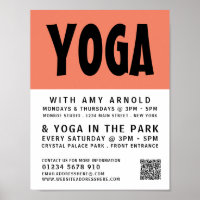 Modern Bold, Classe de Yoga Publicité