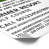 Poster Modern Bold, GoIf Leçon de publicité (Coin)