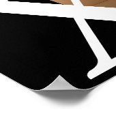 Poster Modern Bold White black Trendy photo graduation (Coin)