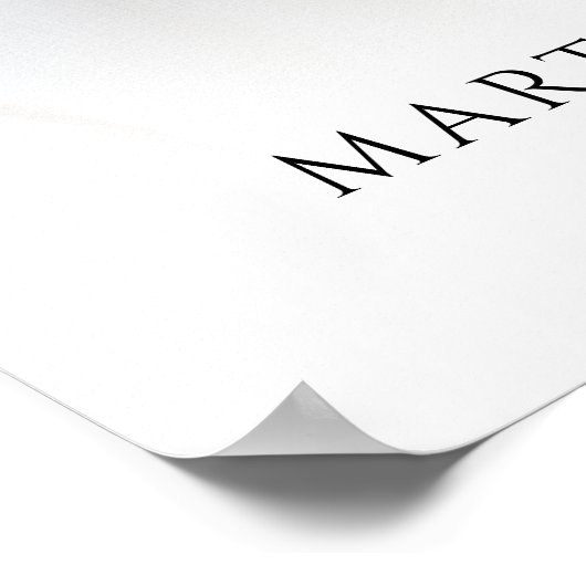 Poster Modern Celebration of Life Photo Script Memorial (Coin)