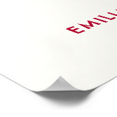 Poster Modern Colorful Retro Bold Wedding Welcome Sign (Coin)