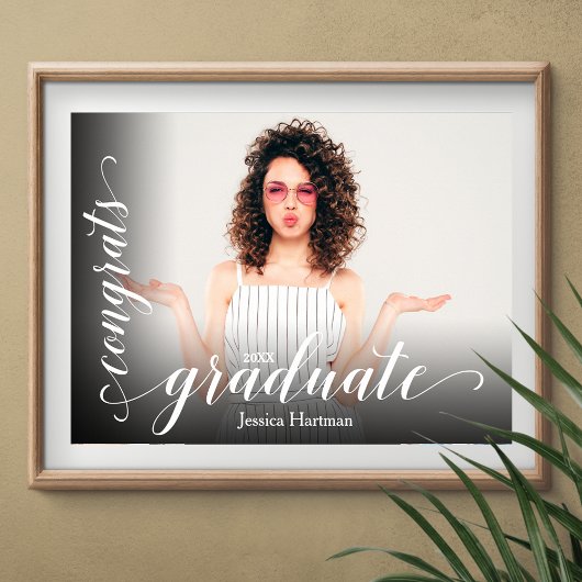 Poster Modern Congrats Graduate Photo