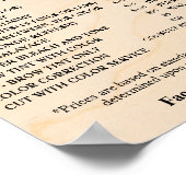 Poster Modern Elegant Beauty Salon Price List (Coin)