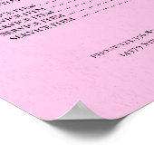 Poster Modern Elegant Beauty Salon Price List (Coin)