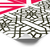 Poster Modern Geometric colorful Boho Pattern (Coin)