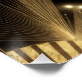 Poster Modern Gold Foil Elegance Neo Art Deco  (Coin)