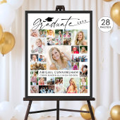 Poster Modern Graduate 28 Photo Collage Party Display