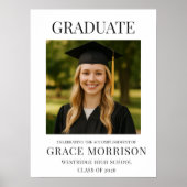Poster Modern Graduate Photo Graduation  (Devant)