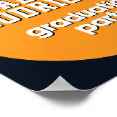 Poster Modern High School Graduation Welcome  (Coin)