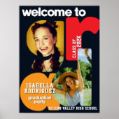Poster Modern High School Graduation Welcome  (Devant)