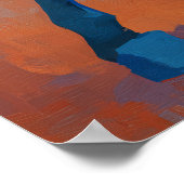 Poster Modern Impressionist Horse Painting Colorful (Coin)