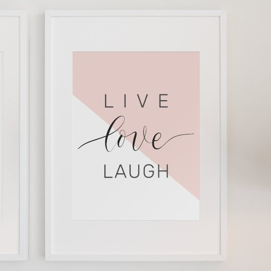 Poster Modern Love Laugh Motivation positive