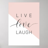 Poster Modern Love Laugh Motivation positive (Devant)