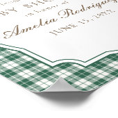 Poster Modern Mallard Duck Gender Neutral Baby Shower (Coin)