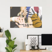 Poster Modern Nail Salon Wall Print (Bureau à domicile)