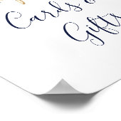 Poster Modern Nautical | Panneau de Cartes Florales et Ca (Coin)