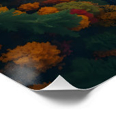 Poster Modern Navy & Gold Abstract Mountain Peak – Luxury (Coin)