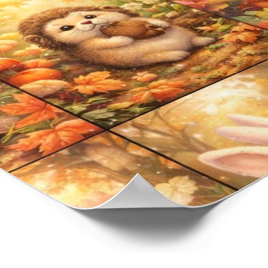 Poster Modern Patchwork Pattern Collage (Coin)