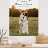 Poster Modern Photo Welcome Sign With Arched Text (Cuisine)