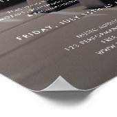 Poster Modern Piano Considérant Modèle photo de concert (Coin)