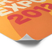 Poster Modern Portrait Art Print Brisbane Art Expo 2012 (Coin)